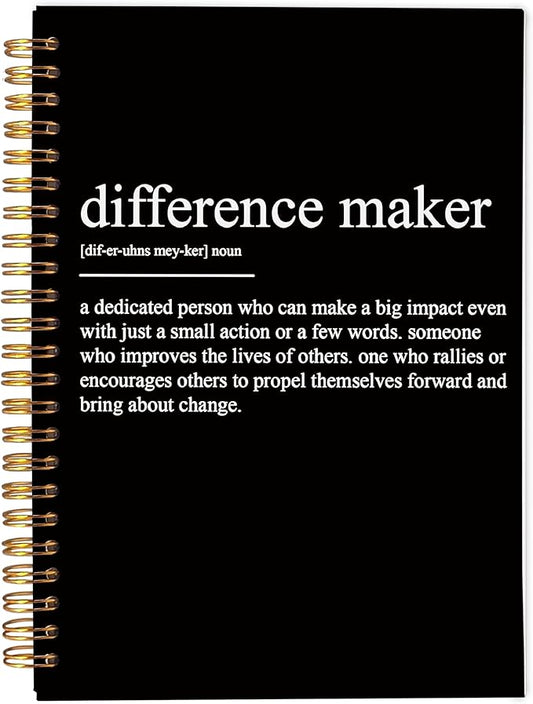 Inspirational Spiral Notebook,Inspirational Journal,Inspirational Journal for Women Men Writing,Grit Spiral Notebook 8.3×5.5 Inch