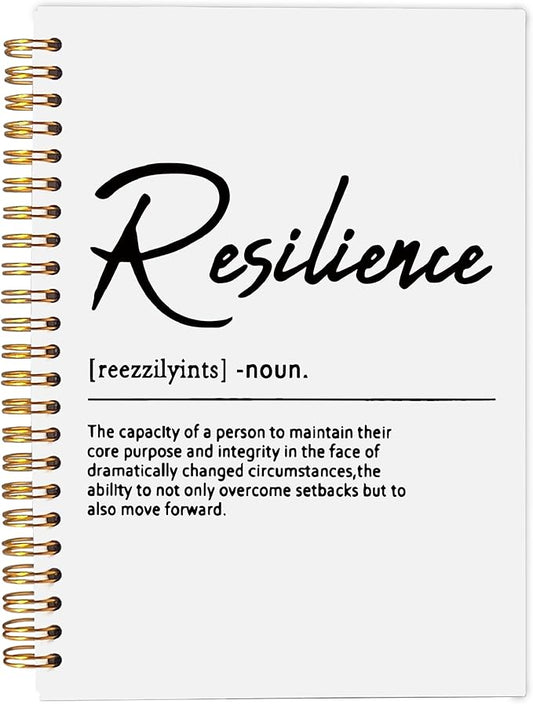 Inspirational Spiral Notebook,Inspirational Journal,Inspirational Journal for Women Men Writing,Grit Spiral Notebook 8.3×5.5 Inch