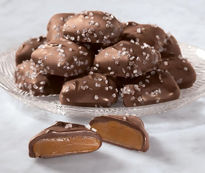 Miles Kimball Dark Chocolate Sea Salt Caramels - 28 oz.