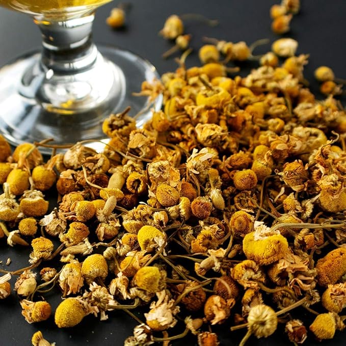 Organic Positively Tea Company, Chamomile, Herbal Tea, Loose Leaf, 16 Ounce