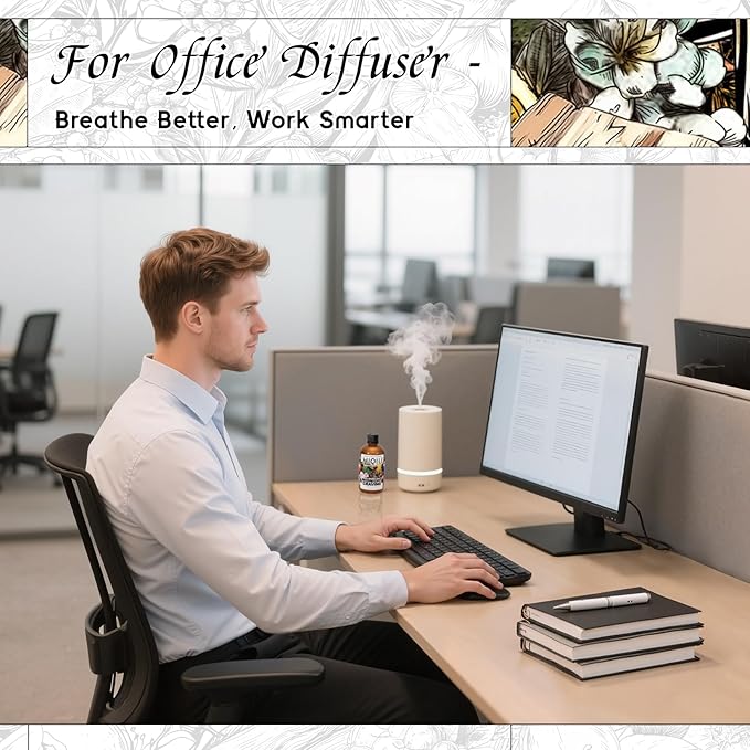 HIQILI Midnight Craving Diffuser Oil, Inspired by Y S.L's B.Lack O.pium, for Home & Hotel, Long-Lasting Fragrance Oil- 3.38 Fl Oz