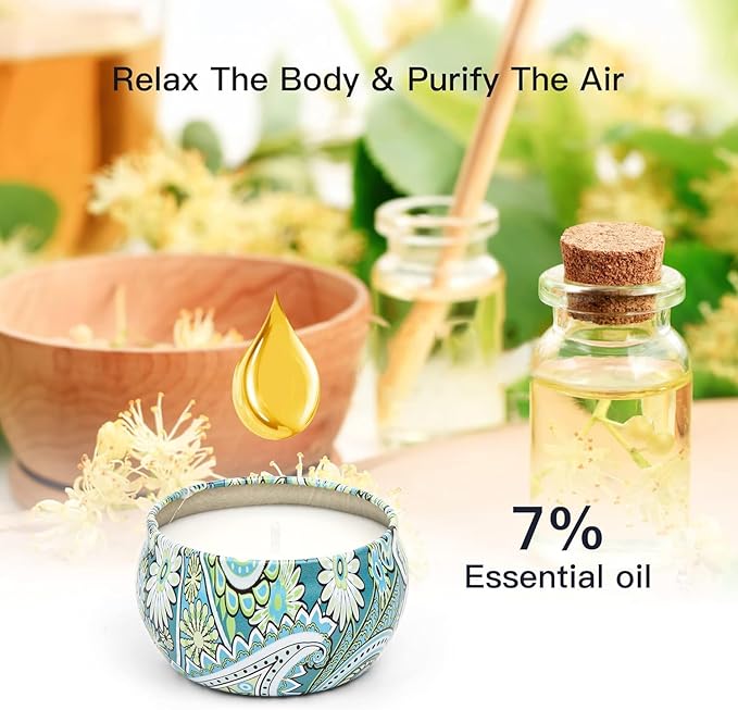 Scented Candles Gifts for Women, Candles for Home, 12 Pack Soy Wax Candles Sets, Birthday Gifts for Women Mom Best Friends Sister Colleague