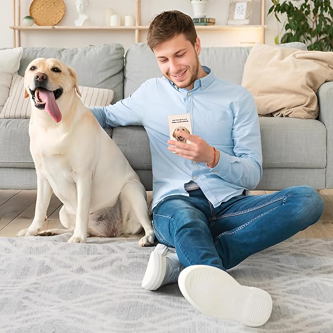 Gift for Dog Lovers | 50 Cards with Positive Affirmations for Stress & Anxiety Relief | Dog Mom Gifts for Women for Self Care, Christmas Stocking Stuffers, Birthday, New Puppy, Cheer Up, Motivation