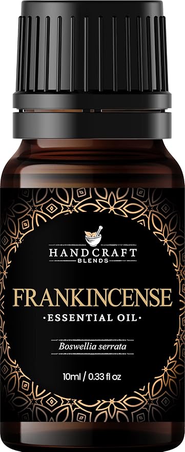 Handcraft Blends Frankincense Essential Oil – 0.33 Fl Oz – 100% Pure and Natural – Premium Grade Essential Oil for Diffuser and Aromatherapy, Skin, Massage, Candle and Soap Making Fragrance