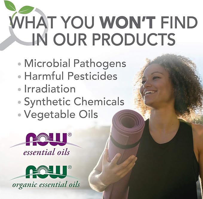 NOW Essential Oils, Good Morning Sunshine Aromatherapy Blend, Soothing Aromatherapy Scent, Blend of Pure Essential Oils, Vegan, Child Resistant Cap, 1-Ounce