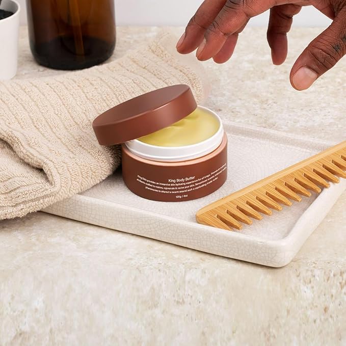 Body Butter for Men, Warm Sensual Cologne Scent, Natural Moisturizing Formula, Moisturizing with Fragrance Gift for Father Husband Boyfriend-4 Oz (1)