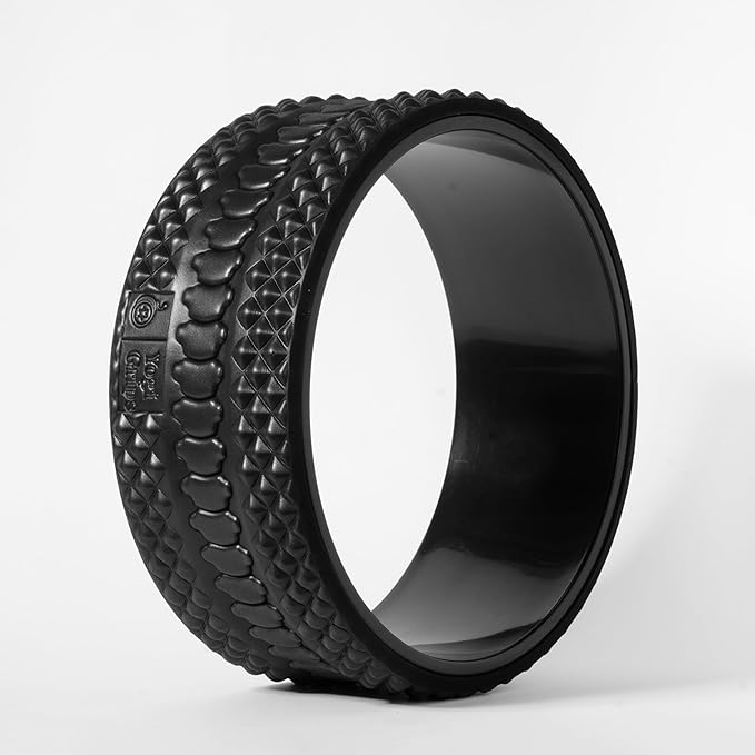 Foam Back Roller Wheel- Back Stretcher with Center Spine Cradle- Targeted Stretching, Neck & Back Pain Relief, Deep Tissue Trigger Point Muscle Massage for Physical Therapy, Pain & Exercise- Set of 5