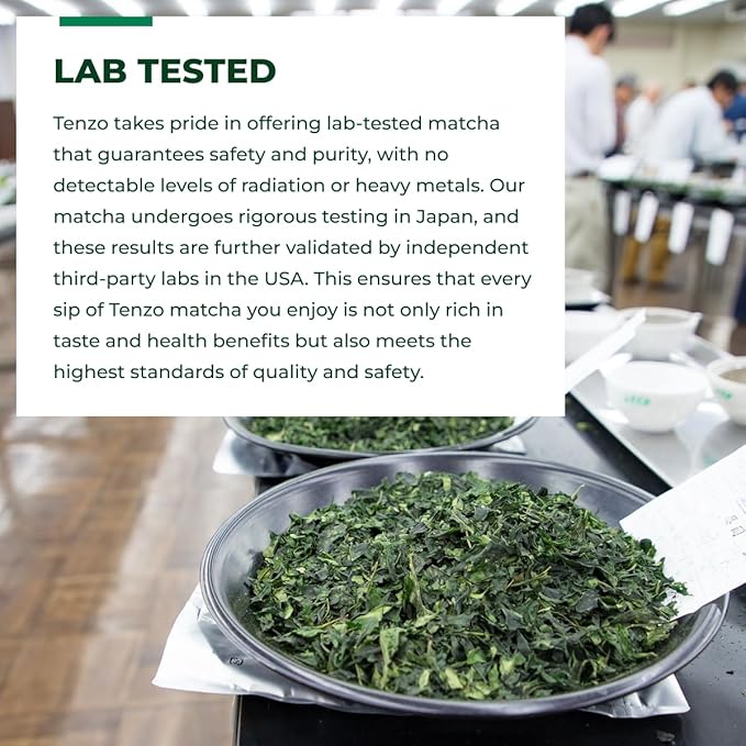 Tenzo Matcha Green Tea Powder - USDA Organic Ceremonial Grade - Paleo, Kosher, Vegan - Authentic Japanese Matcha Tea - Original Latte Powder (14.11 Ounce)