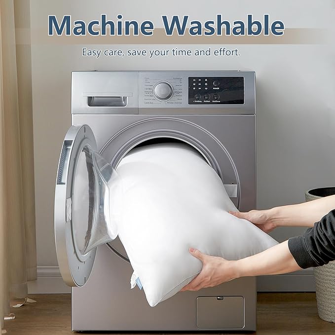 CozyLux Pillows King Size Set of 4, Hotel Quality Bed Pillows for Sleeping 4 Pack, Cooling Pillows for Side Back and Stomach Sleepers, Down Alternative Luxury Soft Supportive Fluffy Pillows (19x34)