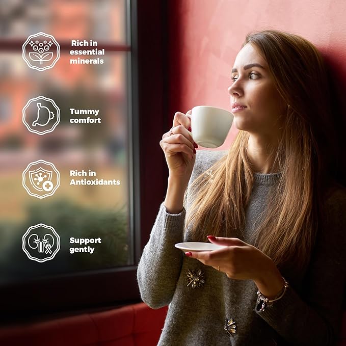 Lavitali, Nettle Leaves Tea Bags | 60 bags, 100% Pure Herbal Tea | Caffeine-Free, Mineral-Rich, Eco-Friendly Filter Bags | Daily Natural Botanical, Hot or Iced Herbal Infusion