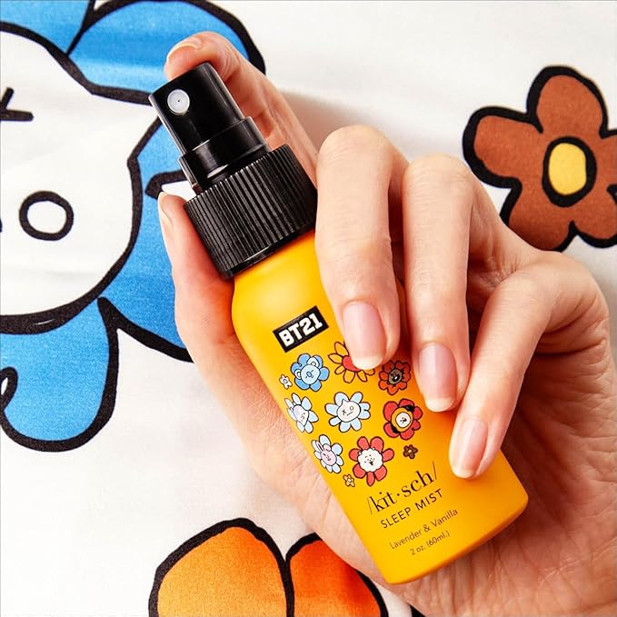 Kitsch Sleep Mist Pillow Spray - Calming Lavender Room Spray | Sleep Spray for Pillows | Fabric Spray for Relaxation & Bedroom Essentials | Lavender Spray for Sleep | Linen Spray, 2 oz