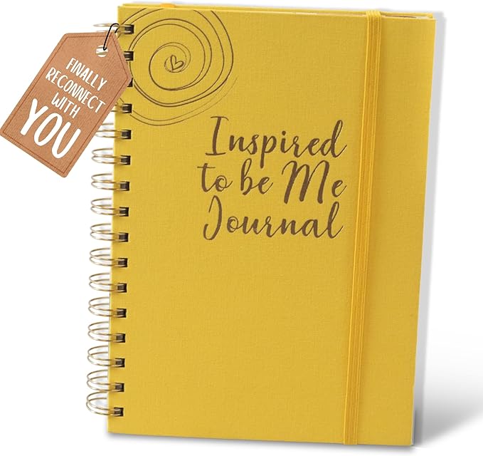 Journals for Women - Inspired to Be Me Journal - Self Care Gifts for Women - Journal Planner with Weekly Intention & Reflection Pages - Gift for Women's Personal Growth & Healing Journey