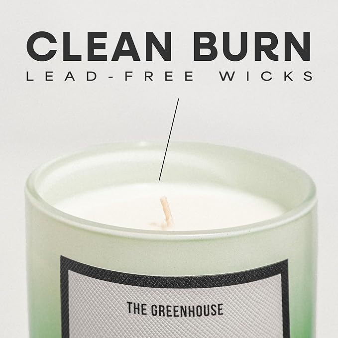 Hidden Label Eucalyptus&Sage Soy Candle, 12oz/75-Hours Burn Time, 100% Natural Candles Non Toxic, Aromatherapy Candle for Home Scented,Women,Stress Relief, Meditation, Yoga & Relaxation