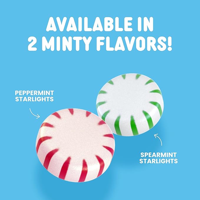 Cambie Peppermint Candy - 2 lbs of Mints Individually Wrapped, Perfect For After Dinner Mints, For Home, Restaurant or Office Candy, Bright Red & White Swirl