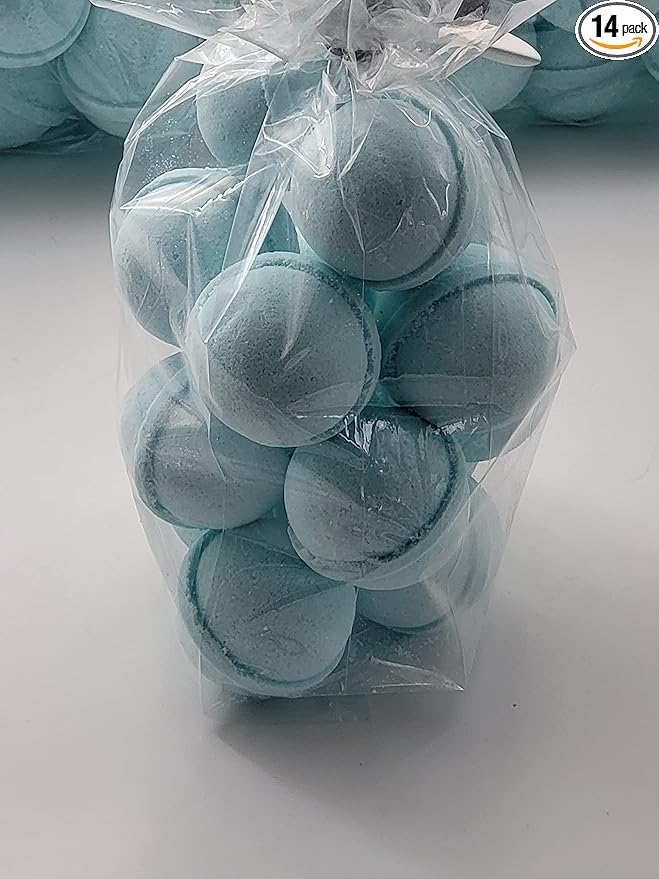 Spa Pure One Thousand Wishes Bath Bomb Fizzies with Shea Butter - Ultra Moisturizing and Best for All Skin Types - Each 1 oz - (14 Count in Pack 1)