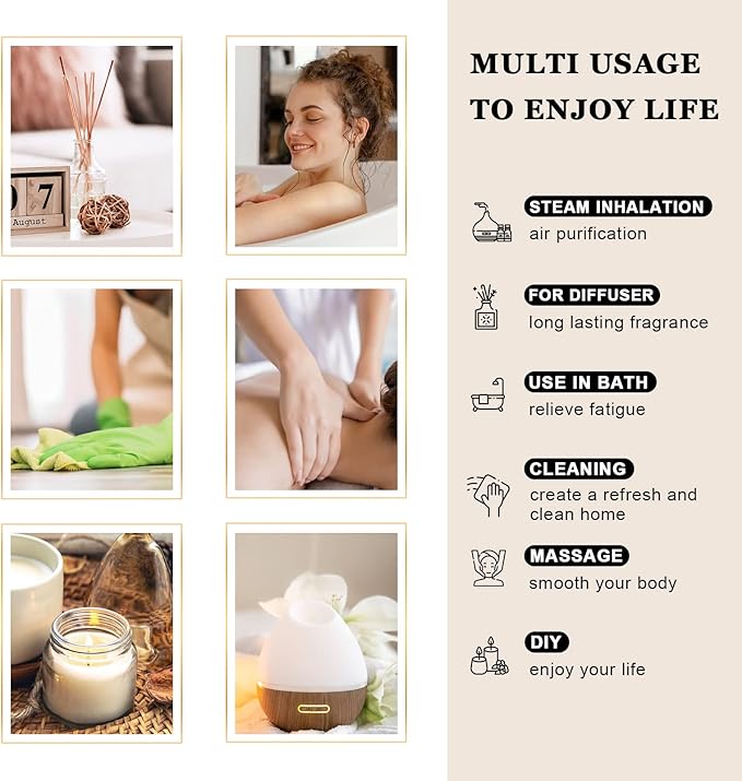 EUQEE Manuka Essential Oil 118ml Large Capacity Pure Manuka Oil with Glass Dropper for Skin, Diffuser, Aromatherapy, Cleaning, Soap Candle Making - 4Fl.Oz