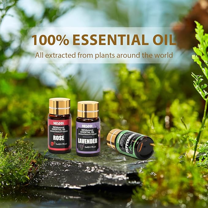 70 Pcs Essential Oil Set - Essential Oils-Perfect for Diffuser,Humidifier,Soap,Candle,Bath Bombs Making,70 * 5ML(0.17oz)