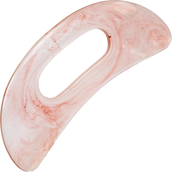 Large Body Gua Sha Tool for Lymphatic Drainage, Cellulite, Sculpting and Sore Muscles, Grip-Friendly Massager with Smooth Resin & Ergonomic Design for Jawline, Neck, Thighs and Stomach by M3 Naturals