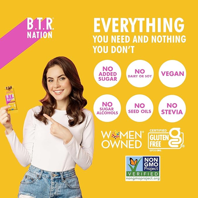 B.T.R. Nation Superfood Keto Protein Bars, Plant Based Vegan - Chocolate Lover's Super Pack | 24 Pack | Low Carb Food, Low Calorie, Gluten Free, No Sugar Alcohols, Boosted with Superfoods