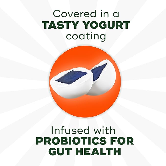 Align Yogurt Coated Probiotic Fruit Bites, Added Probiotic Helps Support Digestive Health, Apple Blueberry Flavor, 21 Pouches