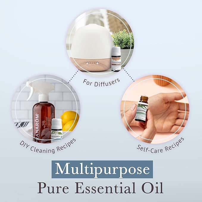 Pranarom - Meditation Diffusion Essential Oil Kit (3-Pack of 5ml) - Meditation, Zen, and Purity Essential Oils - 100% Pure Essential Oil | USDA and ECOCERT Certified Organic