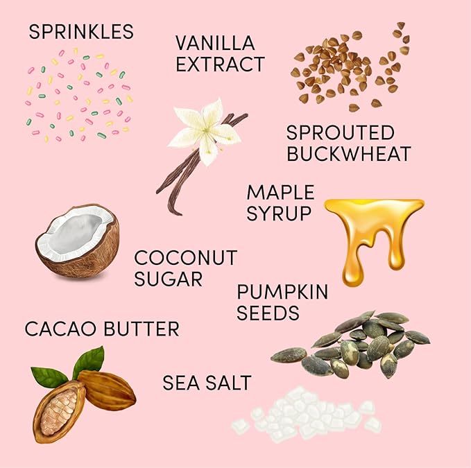 Clusterbucks Superfood Clusters – Grain-Free, Keto-Friendly Granola with Regeneratively Grown Sprouted Buckwheat– Gluten-Free, Low-Carb, Organic Healthy Snack (6 Ounce (Pack of 6), Variety #1)