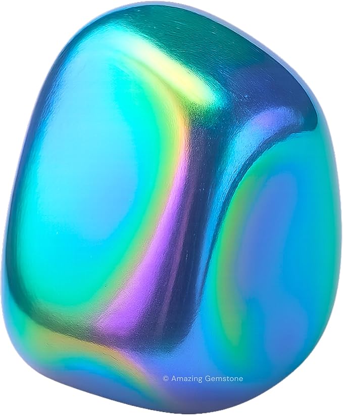 Amazing Gemstone Aqua Aura Quartz Crystals and Healing Stones Tumbled - 1000+ Carats, Healing Stones for Energy Balance, Stress Relief - Premium Polished Gems Rocks for Meditation and Wellness