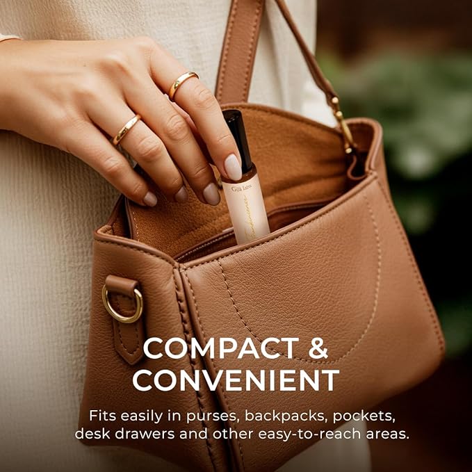 Gya Labs Frankincense Essential Oil Roll On - 0.34 Fl Oz - Travel Size Roller for Camping, Skin, Aromatherapy Relief, Convenience