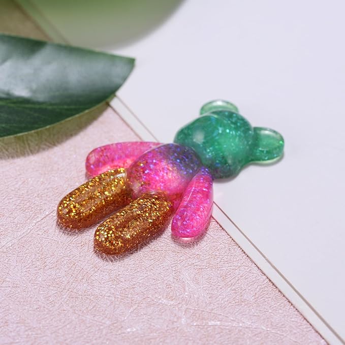 Pocket Bear Hug, Anxiety Relief Gifts, Mental Health Positivity Gift for Anxious Friend, Autism Fidget Gifts for Teen, Surgery Worry Gift, Thoughtful present for School Anxiety, Green Gold