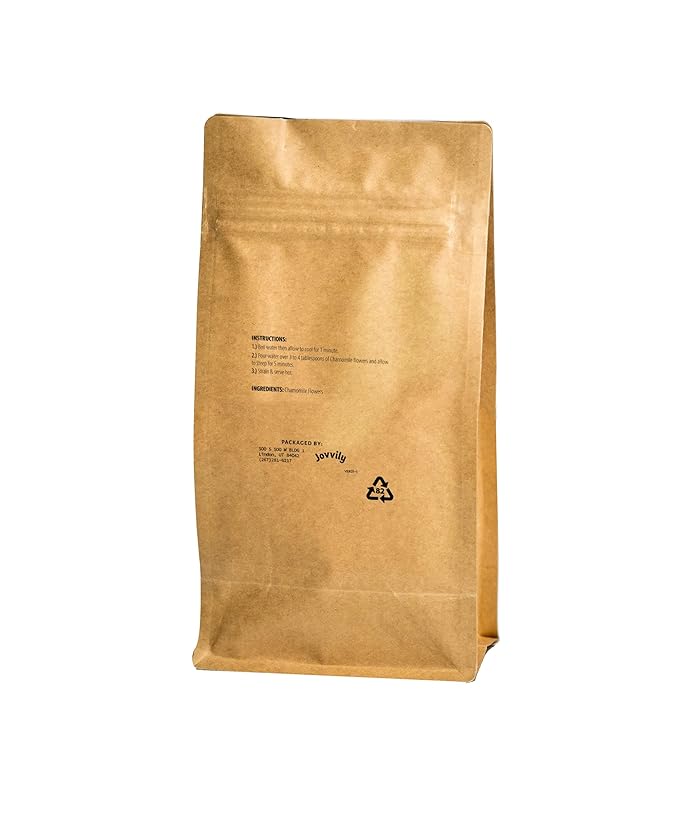 Jovvily Chamomile Flowers - 4oz - Dried Whole Flowers - Herbal Tea