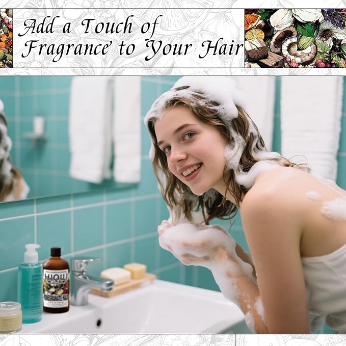 HIQILI Pomegranate Halo Fragrance Oil for DIY Perfume, Candles, Soap, Lotion & Pet Deodorizer, Fruity & Fresh Long-Lasting Scent, with Dropper - 5.07 Fl Oz