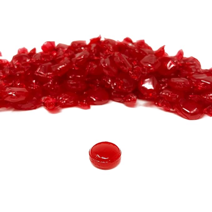 Halloween Cinnamon Hard Candy Disks - 10 lbs - Cinnamon Flavored Old School Classic Hard Candies - Bulk American Vintage Candy Assortment- Individually Wrapped, 160 oz.