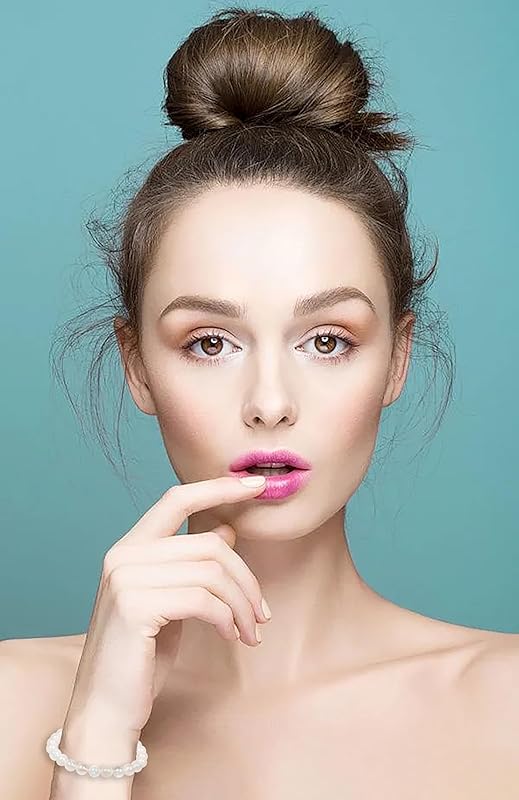 AD Beads Handmade Gemstone Stretch Elastic Bracelet Crystal Healing Reiki Nature's Beauty and Spiritual Essence Unisex (10mm, Moonstone (love and friendship))