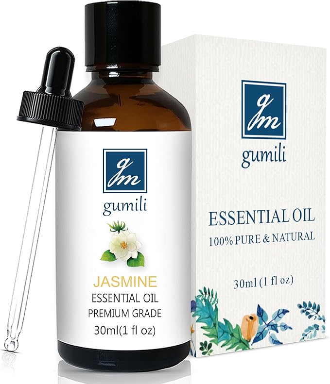 Jasmine Essential Oil, Fragrance Oil Scent Oils for Soap, Dryer Balls, Diffusers, Laundry, Bath Salts - 1 oz/30ml