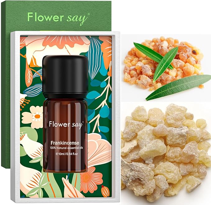 Frankincense Essential Oil – 100% Pure & Natural from India, Therapeutic Grade Boswellia – Skin Care, Aromatherapy, Diffuser & Massage – 10ml