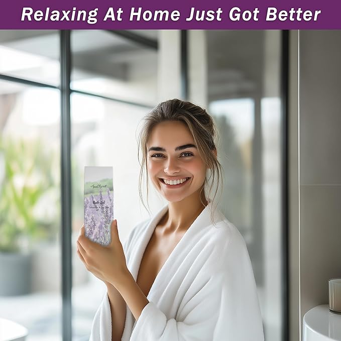 Spa Baskets For Women - Luxury Bath Set With Lavender & Tea Tree Oil - Spa Kit Includes Wash, Bubble Bath, Lotion, Bath Salts, Body Scrub, Hand Cream, Shower Puff, Bathbombs, Soap and Towel