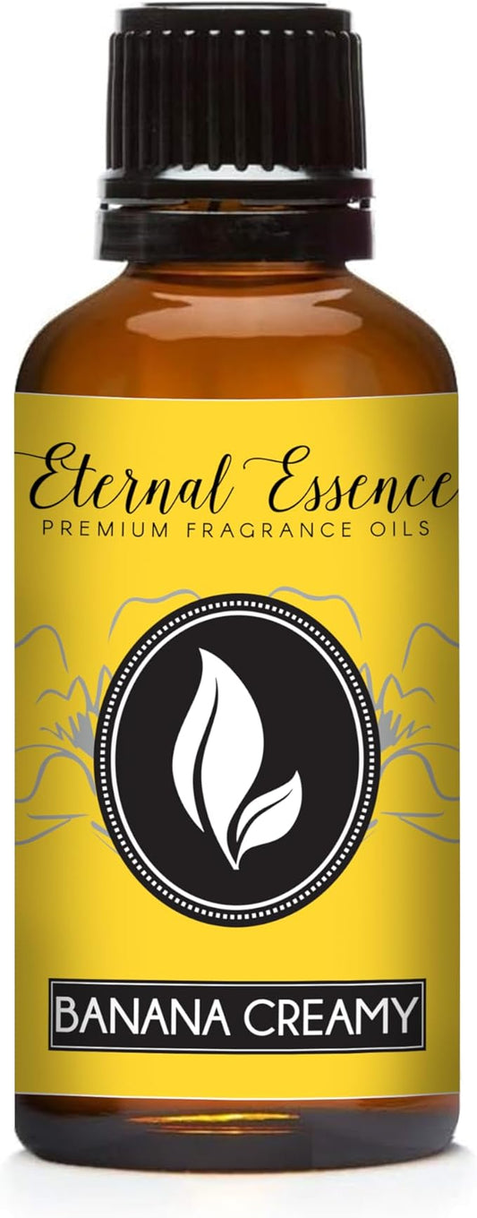 Eternal Essence Oils Banana Creamy 30ml Premium Fragrance Oil - for Candle, Soap Making, Aromatherapy, Diffusers, Home Care, & Humidifiers