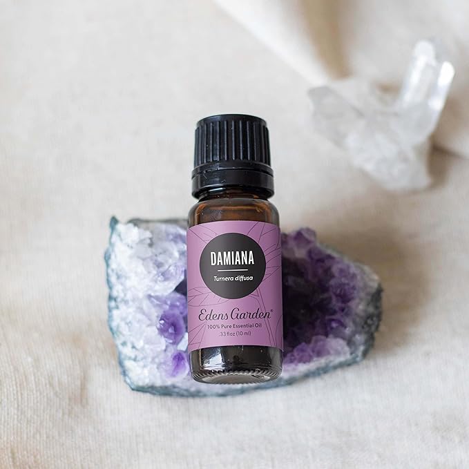 Edens Garden Damiana Essential Oil- 100% Pure Premium Grade, Undiluted, Natural, Therapeutic, Aromatherapy, The Best for Diffuser, Skin, Candle, Hair 10 ml (.33 fl oz)