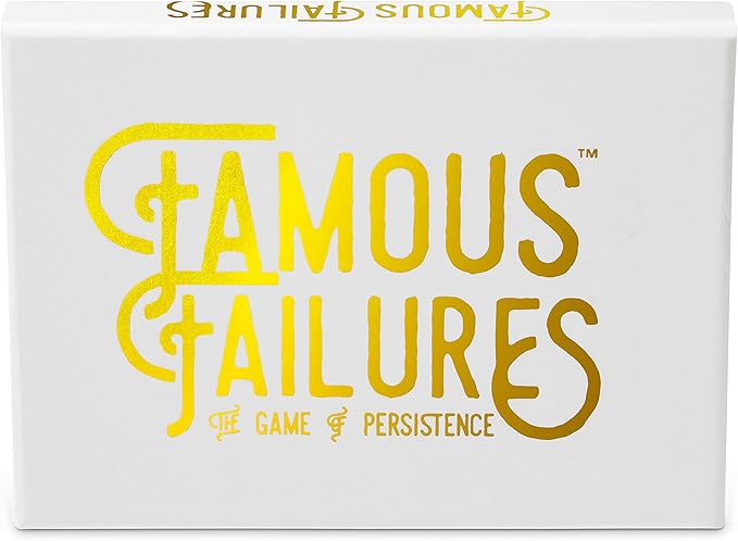 Better Me Famous Failures Card Game - Educational Game About Success and Resilience, Fun Family Activity for Game Night, Ideal for Teens