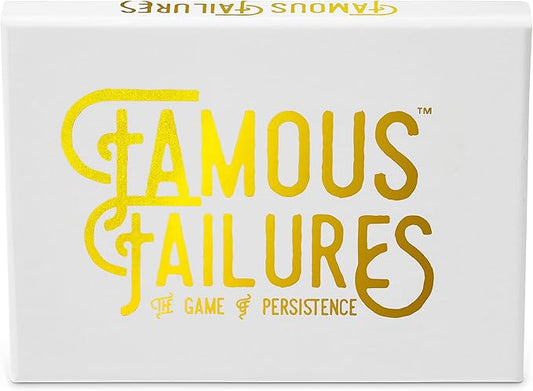 Better Me Famous Failures Card Game - Educational Game About Success and Resilience, Fun Family Activity for Game Night, Ideal for Teens