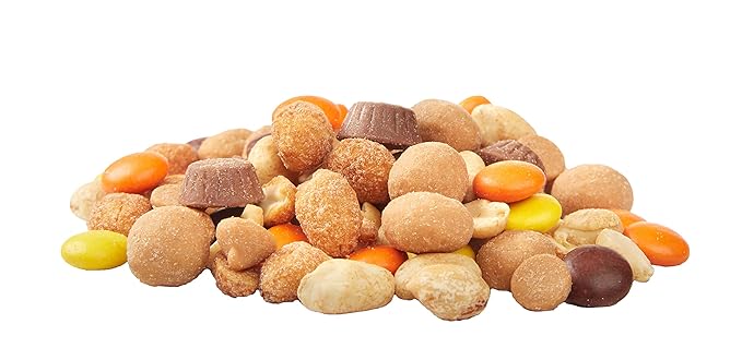 Amazon Brand - Happy Belly Peanut Butter Plenty, Trail Mix, 1 pound (Pack of 1)