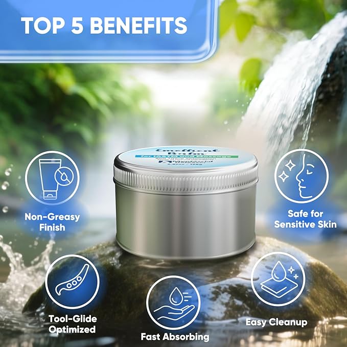 Myofascial Releaser Massage Tools Emollient Balm - Natural Essential Massage Oil - Myofascial Release Tool Massage Cream for Massage Therapy, IASTM Tool Muscle Rub Ultra Strength, Gua Sha Tool Partner