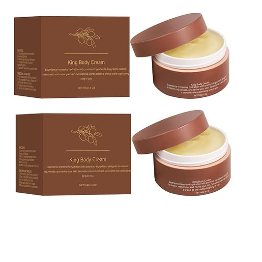 Body Butter for Men, Warm Sensual Cologne Scent, Natural Moisturizing Formula, Moisturizing with Fragrance Gift for Father Husband Boyfriend-4 Oz (2)