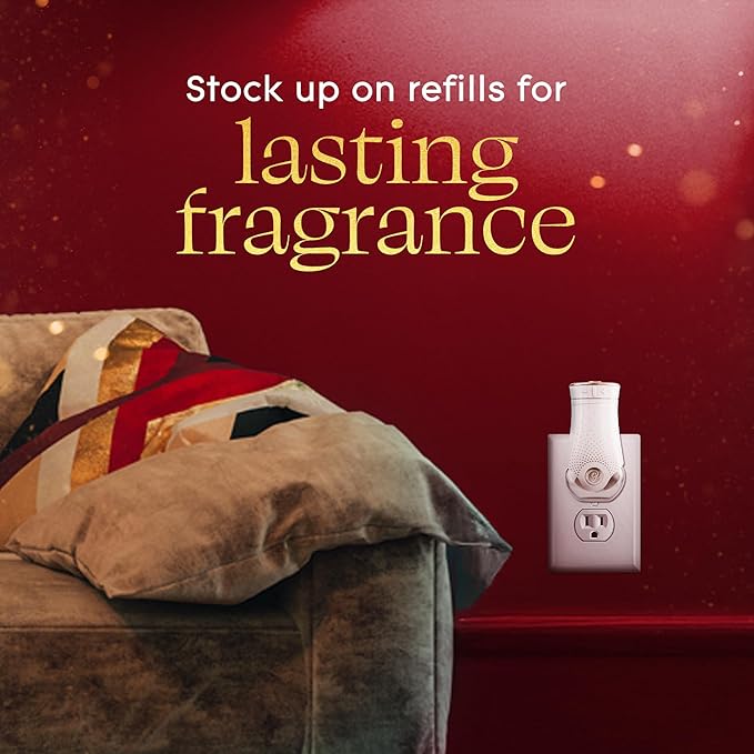 Glade PlugIns Refills Air Freshener, Warm Apple & Spices, Scented and Essential Oils for Home and Bathroom, 0.67 Fl Oz, 5 Count