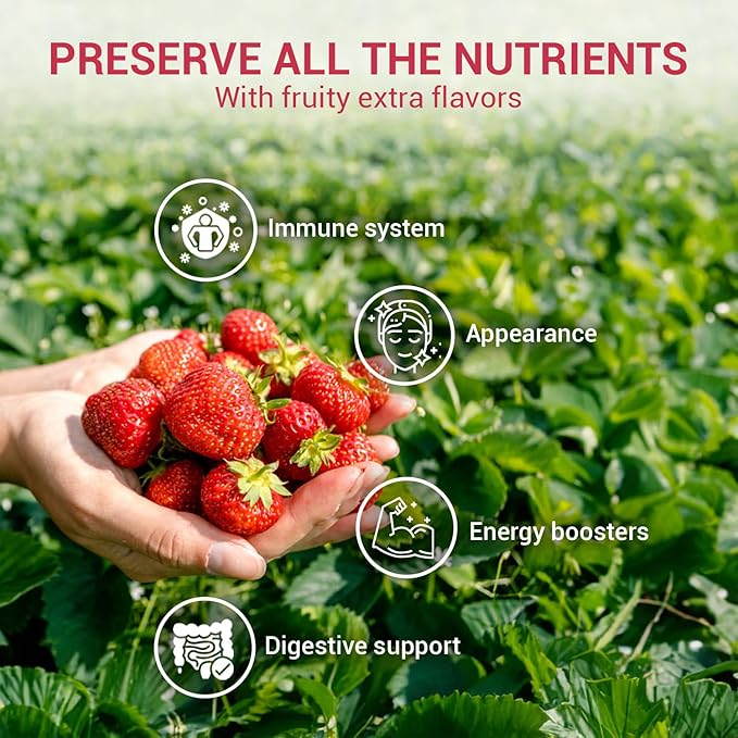 ANBA Black Tea Bags Strawberry Flavor, 25 Count | Sweet & Sour Notes Bold Taste | Naturally Caffeinated | Naturally Fermented | No Sugar Added | ISO HACCP Certified