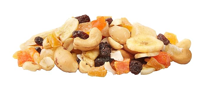 Amazon Brand - Happy Belly Tropical Trail Mix, 1 pound (Pack of 3)