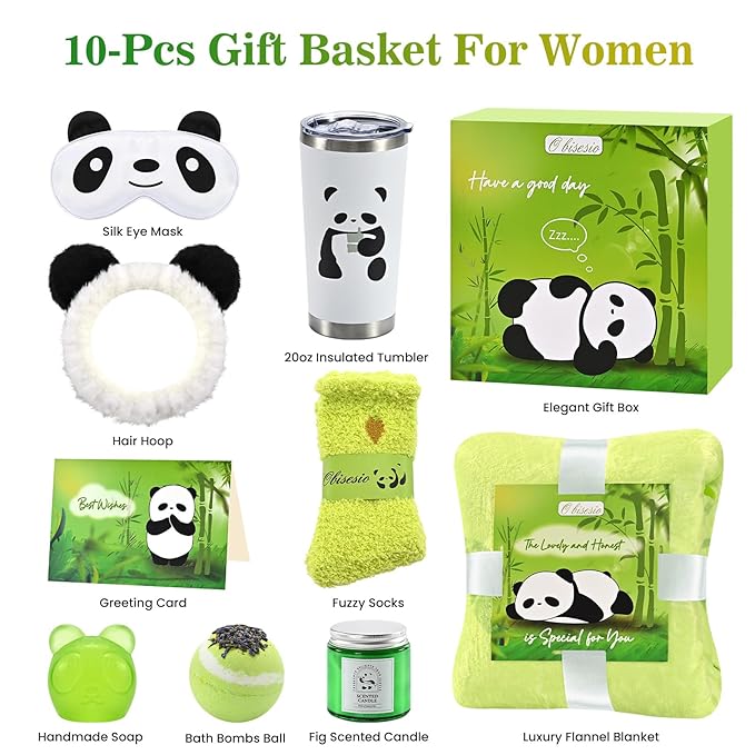 Happy Birthday Gifts for Women Mom Her Friend Sister Wife Grandma, Self Care Gifts Get Well Gifts Unique Relaxing Spa Gift Basket Set, for Women Mom Wife Grandma Friends Sister