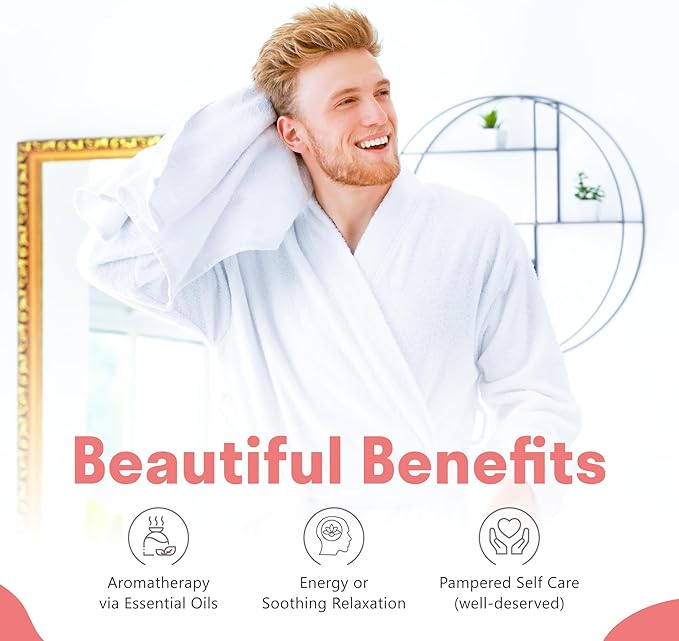 Relax Away Essence Shower Steamers 6 Pack - Essential Oil Aromatherapy - Tranquil, Citrus Mist, Breathe Ease, Teak Grove, Soft Slumber, Zest - Rejuvenate & Relax - Earth-Friendly Packaging