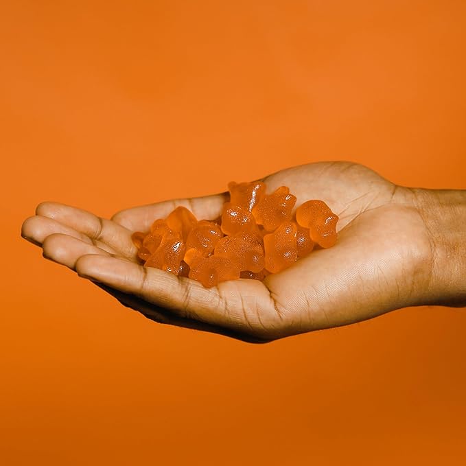 Blobs Gummy Candy 2g Sugar Healthy Gummies - Low Net Carb & Low Calorie - No Sugar Alcohols, Vegan, Gluten Free, No Dyes -1.8 oz per bag (Pack of 6) - Orange Peach Flavor