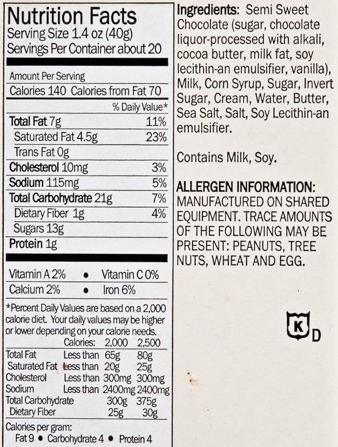 Miles Kimball Dark Chocolate Sea Salt Caramels - 28 oz.